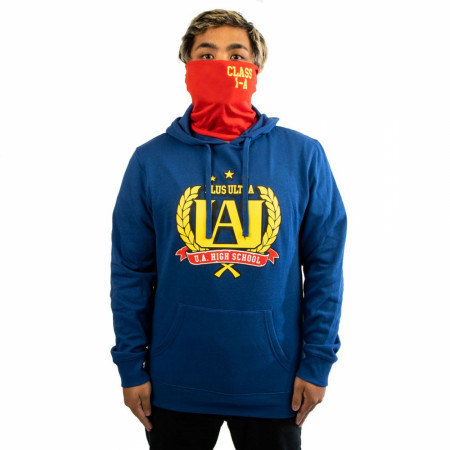My Hero Academia Crest Hoodie with Built-in Face Mask Gaiter